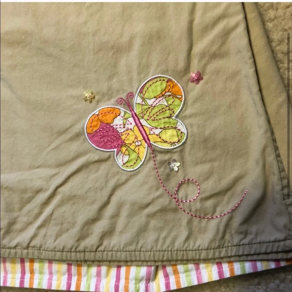 EUC Gymboree khaki wrap skirt